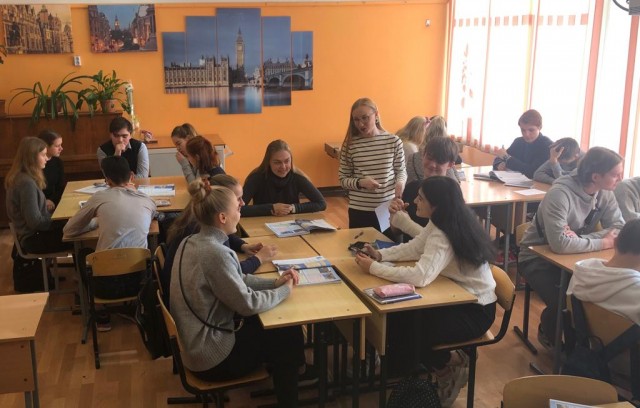 7 октября 2019 школа принимала гостей из Финляндии.